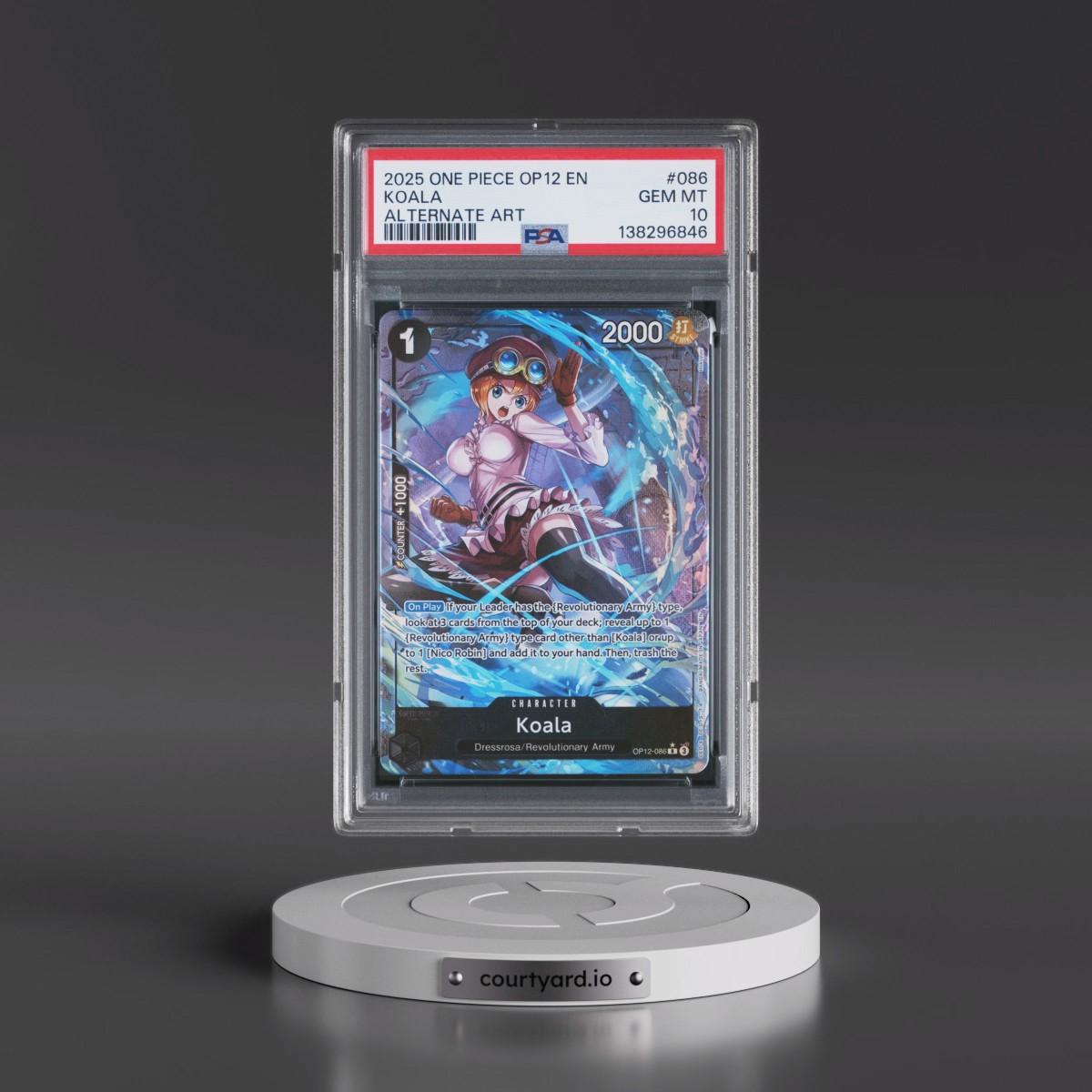 2025 Koala - One Piece One Piece OP12-Legacy of the Master PSA 10